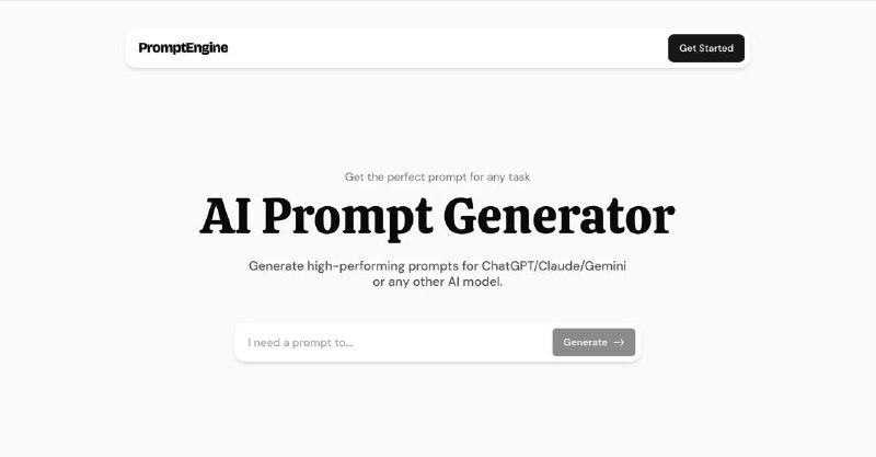 Имба для всех, кто хочет выжать максимум из нейронок — PromptEngine генерирует ПРОМПТЫ для ChatGPT под любую задачу. Имба для всех, кто хочет выжать максимум из нейронок — PromptEngine генерирует ПРОМПТЫ для ChatGPT под любую задачу.