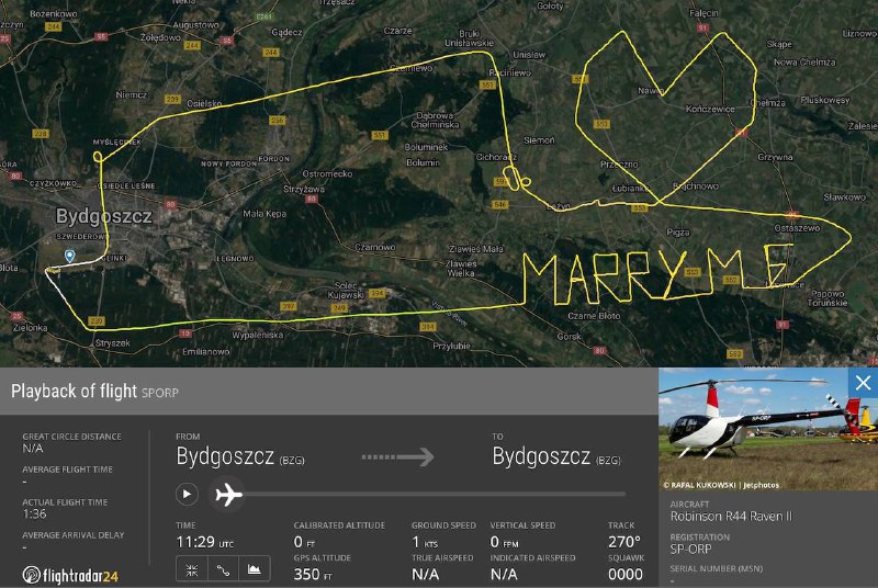 Лучшее применение Flightradar: парень из Польши с помощью... Лучшее применение Flightradar: парень из Польши с помощью...