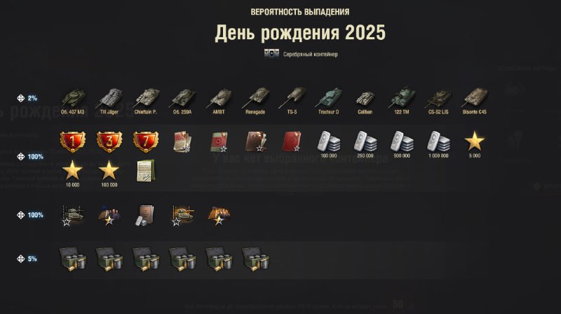 🗞Контейнер «День рождения 2025» 🗞Контейнер «День рождения 2025»