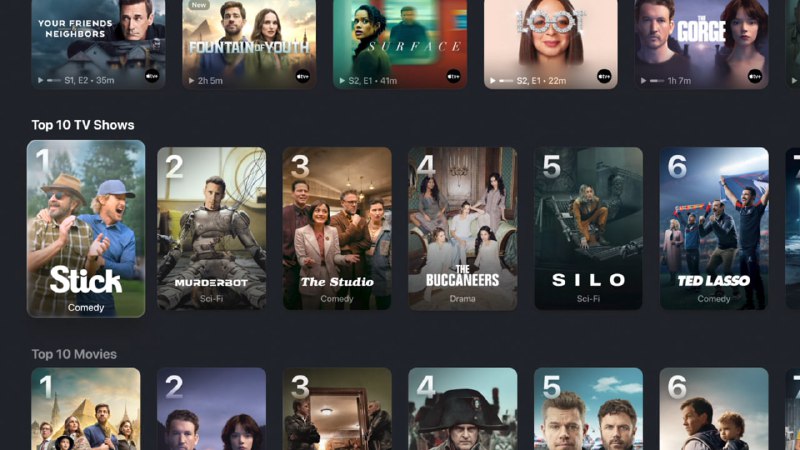 tvOS тоже получил стеклянный интерфейс tvOS тоже получил стеклянный интерфейс