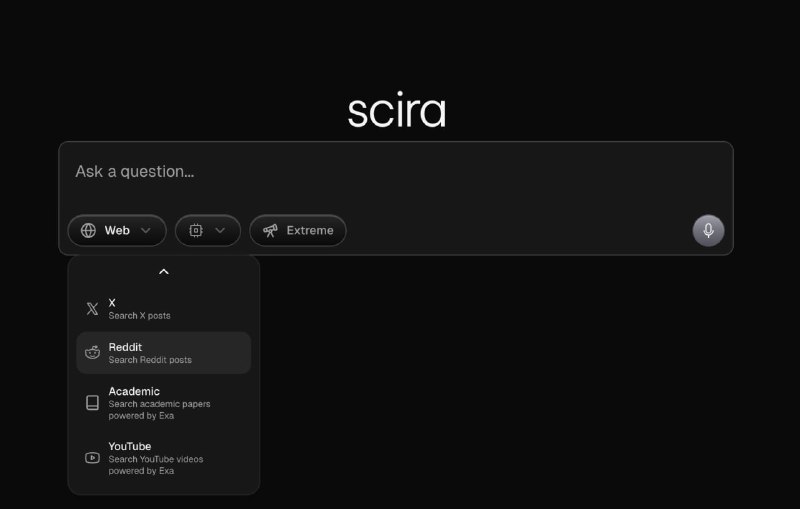 Прощай, Google — нашли мощный и бесплатный ИИ-поисковик Scira. Прощай, Google — нашли мощный и бесплатный ИИ-поисковик Scira.