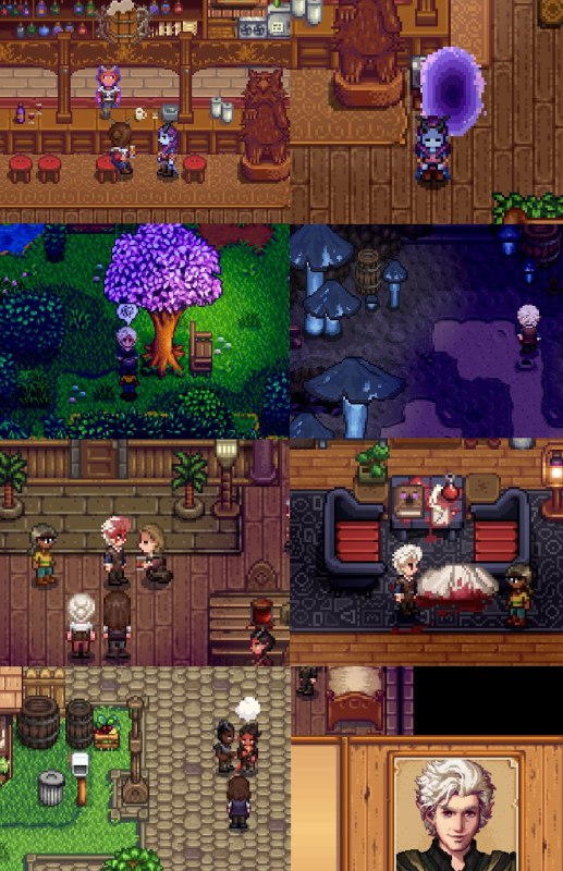 Baldur’s Gate 3 перенесли в Stardew Valley Baldur’s Gate 3 перенесли в Stardew Valley