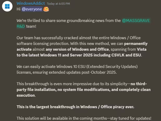 Лицензионные продукты Microsoft В С Ё Хакеры из MASSGRAVE... Лицензионные продукты Microsoft В С Ё Хакеры из MASSGRAVE...
