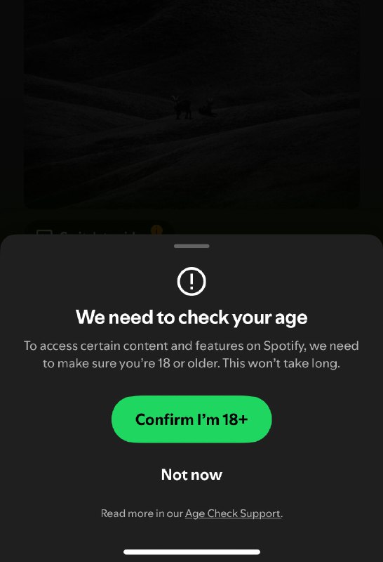 ⚡️Музыка только для совершеннолетних: в Великобритании Spotify теперь работает только по паспорту и с 18 лет ⚡️Музыка только для совершеннолетних: в Великобритании Spotify теперь работает только по паспорту и с 18 лет