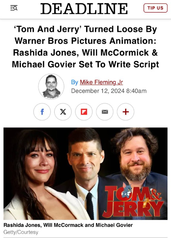 ⚡️ Том и Джерри возвращаются — Warner Bros дали добро на... ⚡️ Том и Джерри возвращаются — Warner Bros дали добро на...