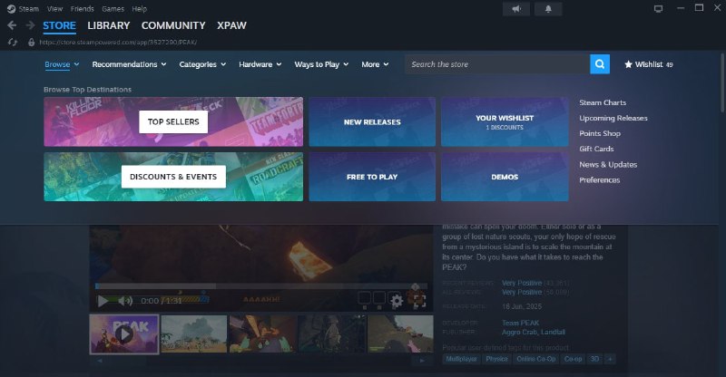 По данным SteamDB, обновлённая навигационная панель в магазине Steam стала доступна ограниченному кругу пользователей По данным SteamDB, обновлённая навигационная панель в магазине Steam стала доступна ограниченному кругу пользователей