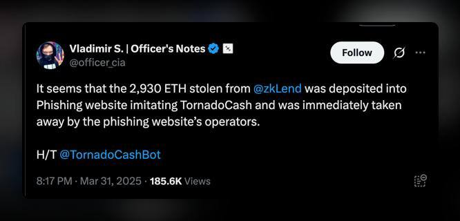 Мем дня — хакера, укравшего $5,4 млн (2 930 ETH), обокрал другой хакер. Мем дня — хакера, укравшего $5,4 млн (2 930 ETH), обокрал другой хакер.