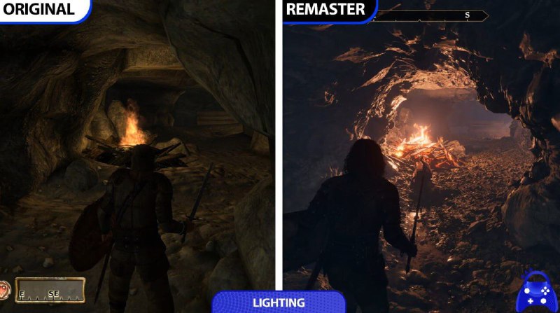 В сети продолжают сравнивать оригинальный The Elder Scrolls IV: Oblivion с ремастером, который вышел вчера. В сети продолжают сравнивать оригинальный The Elder Scrolls IV: Oblivion с ремастером, который вышел вчера.