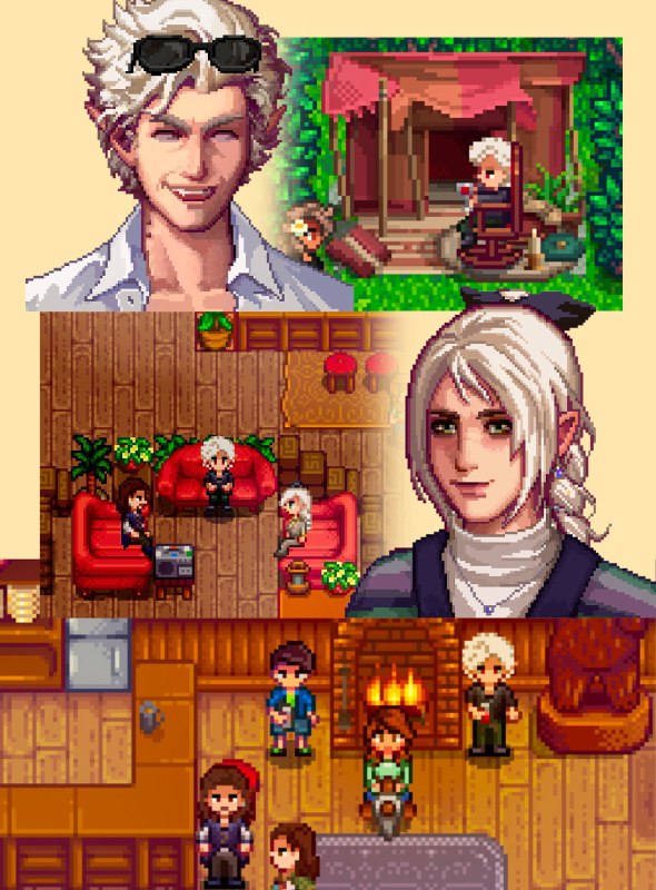 Baldur’s Gate 3 перенесли в Stardew Valley Baldur’s Gate 3 перенесли в Stardew Valley