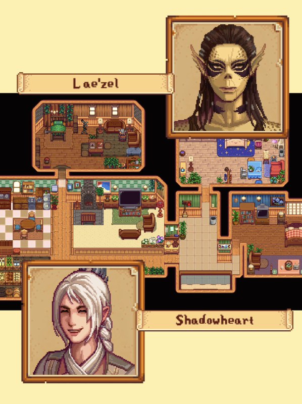 Baldur’s Gate 3 перенесли в Stardew Valley Baldur’s Gate 3 перенесли в Stardew Valley