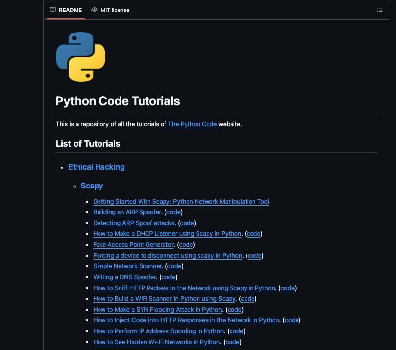 Огромная база гайдов по Python — с примерами кода!... Огромная база гайдов по Python — с примерами кода!...