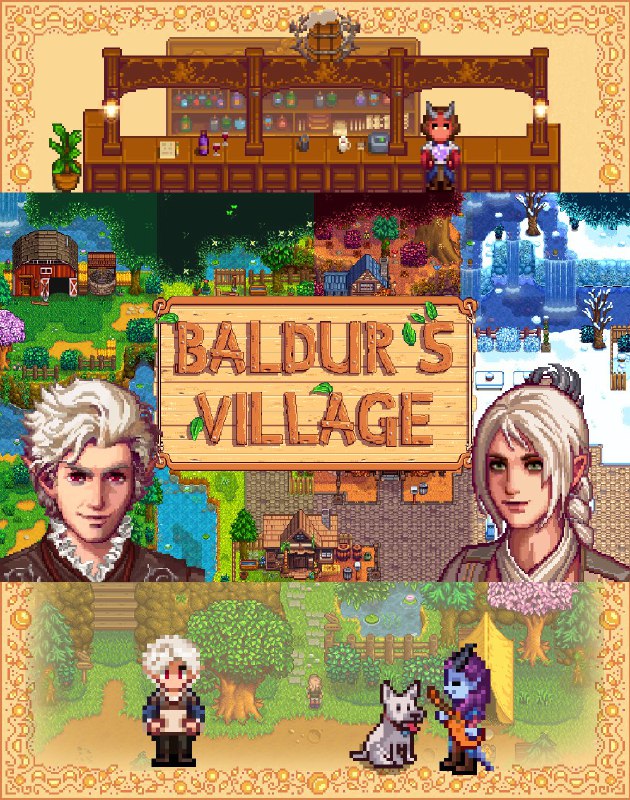 Baldur’s Gate 3 перенесли в Stardew Valley Baldur’s Gate 3 перенесли в Stardew Valley