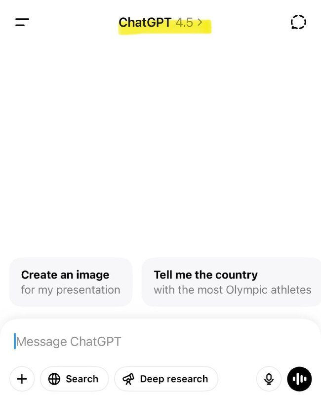 OpenAI начала открывать доступ к GPT-4.5 подписчикам ChatGPT Plus. Весь процесс должен занять один-три дня, но многие юзеры пишут, что у них уже всё появилось. OpenAI начала открывать доступ к GPT-4.5 подписчикам ChatGPT Plus. Весь процесс должен занять один-три дня, но многие юзеры пишут, что у них уже всё появилось.