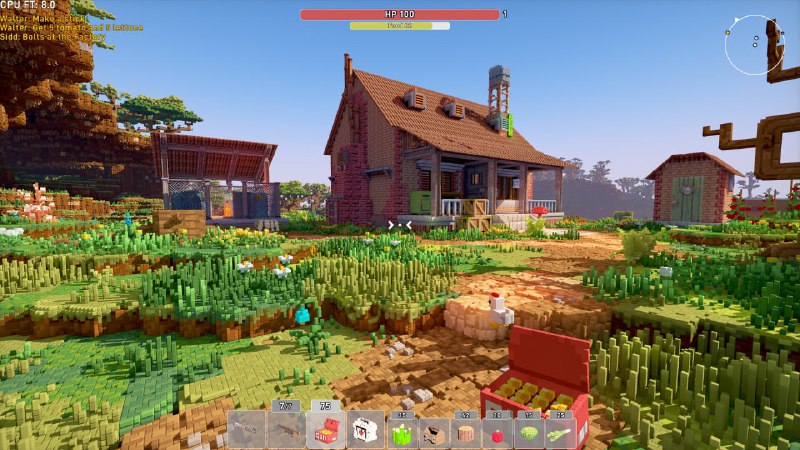 Пробуем демку убийцы Minecraft и Terraria — воксельная кооп-песочница Voxile Пробуем демку убийцы Minecraft и Terraria — воксельная кооп-песочница Voxile