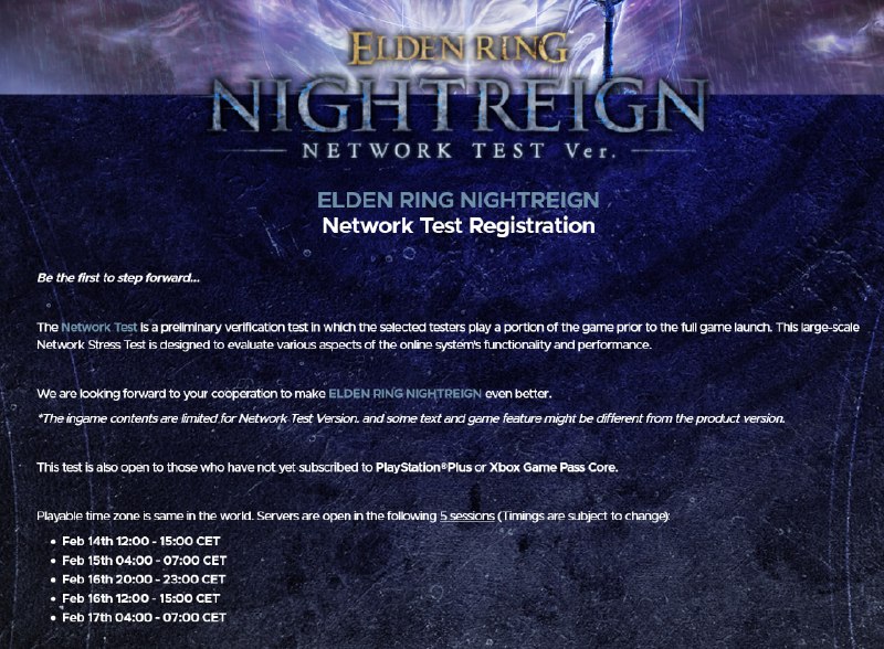⚡️Регистрация на бетку Elden Ring: Nightreign открылась ⚡️Регистрация на бетку Elden Ring: Nightreign открылась