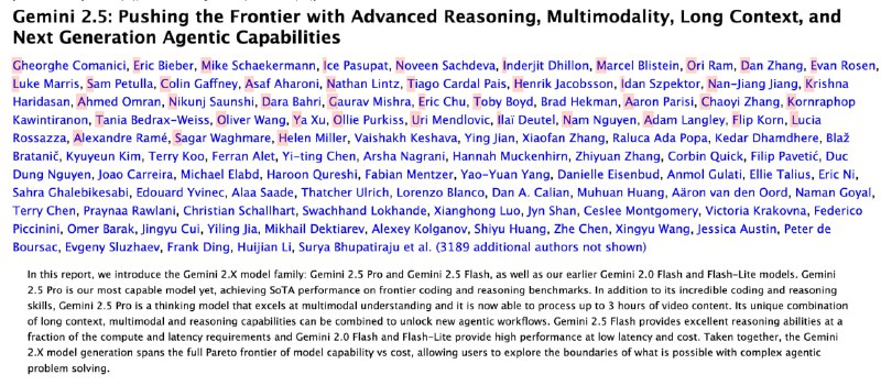 Google понадобилось 3295 исследователей для статьи про Gemini на 39 страниц. Из первых букв их имен сделали пасхалку: Google понадобилось 3295 исследователей для статьи про Gemini на 39 страниц. Из первых букв их имен сделали пасхалку: