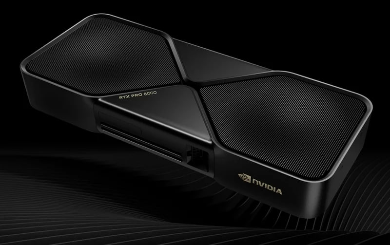 NVIDIA показала RTX PRO 6000 — это буквально монстры в мире видеокарт с 96 Гб видеопамяти (!), которые предназначены для ИИ, 3D и научных исследований. NVIDIA показала RTX PRO 6000 — это буквально монстры в мире видеокарт с 96 Гб видеопамяти (!), которые предназначены для ИИ, 3D и научных исследований.