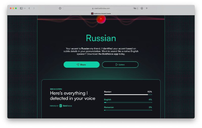 Нейронка, которая за 30 секунд определяет родной акцент... Нейронка, которая за 30 секунд определяет родной акцент...