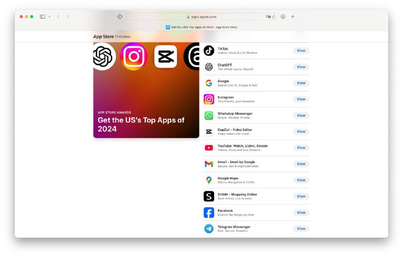 Telegram вошел в топ-14 американского App Store по скачиваниям... Telegram вошел в топ-14 американского App Store по скачиваниям...