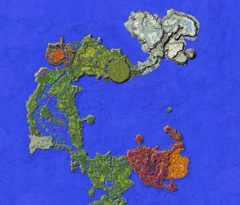 Чел полностью воссоздал карту Elden Ring в Minecraft Чел полностью воссоздал карту Elden Ring в Minecraft
