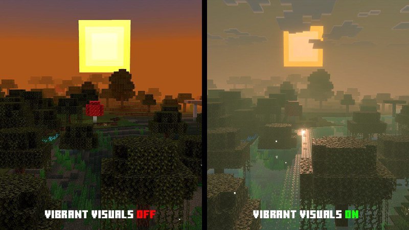 Minecraft станет ещё КРАСИВЕЕ — 18 июня выходит обновление Vibrant Visuals с улучшенной графикой. Minecraft станет ещё КРАСИВЕЕ — 18 июня выходит обновление Vibrant Visuals с улучшенной графикой.