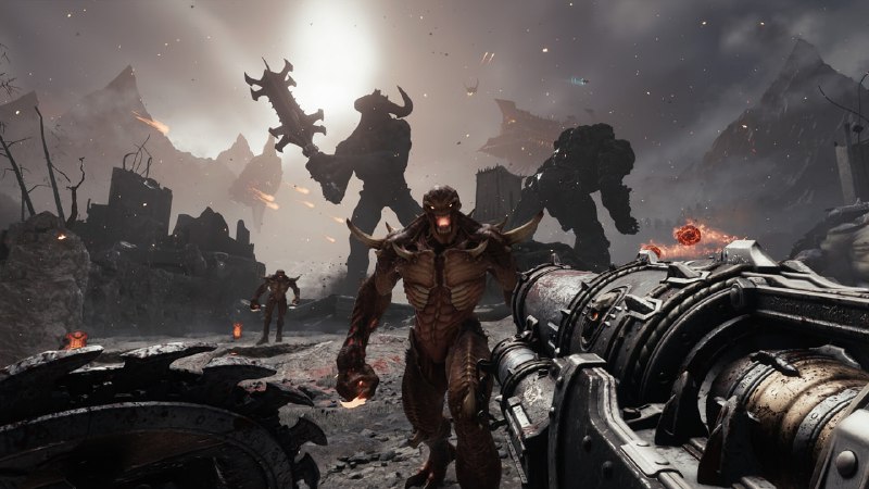 Через пару часов выходит Doom: The Dark Ages — приквел Doom 2016 и Doom Eternal. Битва с демонами перенеслась из космоса в средневековые декорации. Через пару часов выходит Doom: The Dark Ages — приквел Doom 2016 и Doom Eternal. Битва с демонами перенеслась из космоса в средневековые декорации.