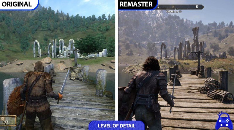 В сети продолжают сравнивать оригинальный The Elder Scrolls IV: Oblivion с ремастером, который вышел вчера. В сети продолжают сравнивать оригинальный The Elder Scrolls IV: Oblivion с ремастером, который вышел вчера.