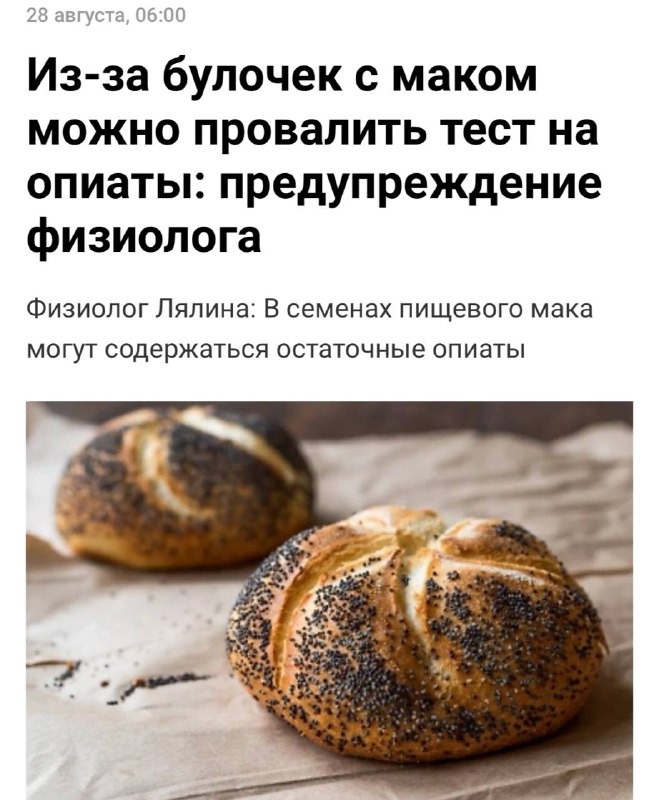 Россиян могут признать НАРКОМАНАМИ за… любовь к булочкам с маком — об этом заявили врачи. Россиян могут признать НАРКОМАНАМИ за… любовь к булочкам с маком — об этом заявили врачи.