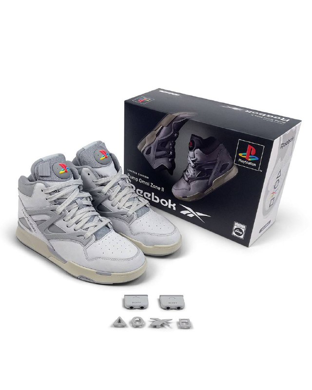 Вау: PlayStation заколлабилась с Reebok и выкатила новые кроссы к 3️⃣0️⃣-летию бренда. Обувь получилась очень стильной — с отсылками к самой первой консоли от PlayStation. Вау: PlayStation заколлабилась с Reebok и выкатила новые кроссы к 3️⃣0️⃣-летию бренда. Обувь получилась очень стильной — с отсылками к самой первой консоли от PlayStation.