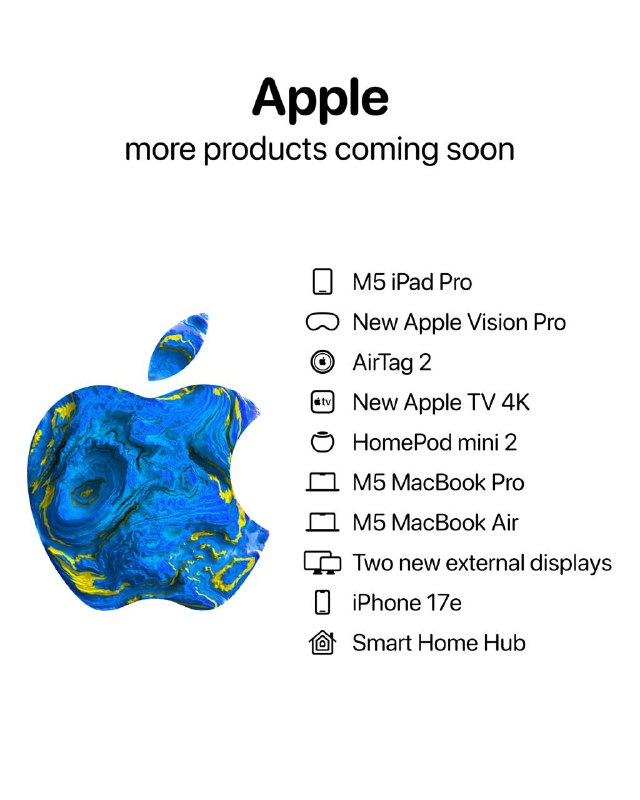 Так выглядит список ближайших релизов Apple. Так выглядит список ближайших релизов Apple.