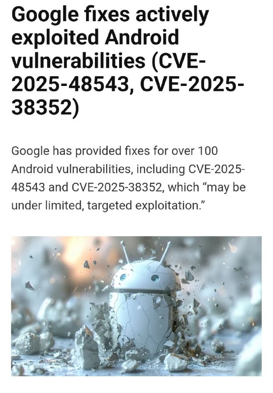 Срочно обновляем свои Android-смартфоны — Google нашли ДЕСЯТКИ уязвимостей в системе. Срочно обновляем свои Android-смартфоны — Google нашли ДЕСЯТКИ уязвимостей в системе.