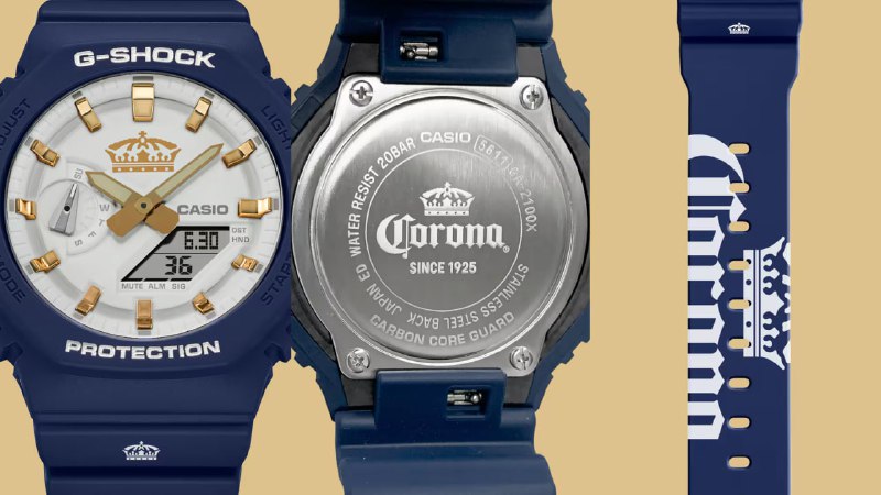 Casio выпустила ПИВНЫЕ часы — японцы сделали лимитированные G-SHOCK в коллабе с Corona. Casio выпустила ПИВНЫЕ часы — японцы сделали лимитированные G-SHOCK в коллабе с Corona.