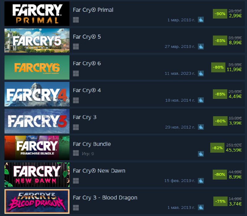 Аттракцион невиданной щедрости: всю серию Far Cry можно урвать за копейки Аттракцион невиданной щедрости: всю серию Far Cry можно урвать за копейки
