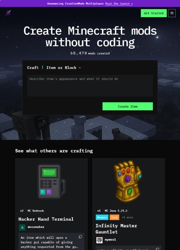 Создаём моды для Minecraft с помощью НЕЙРОНКИ — «ChatGPT для Майнкрафта» штампует модификации вообще без кодинга. Как работает: Создаём моды для Minecraft с помощью НЕЙРОНКИ — «ChatGPT для Майнкрафта» штампует модификации вообще без кодинга. Как работает: